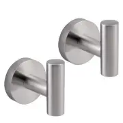 Bath Towel Hooks Premium Stainless Steel Robe Coat and Clothes Hook Heavy Duty