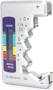 BT-886 Portable Battery Indicator - Compact Lithium Level Tester With Digital Display Voltage Meter and Volt Monitor Detector