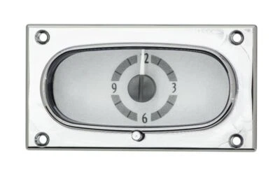 Dakota Digital 58 Chevy Impala Silver Clock w/White LED For VHXVLC-58C-IMP-S-W (for: Chevrolet)