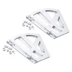 2 Pieces Shoes Drawer Hinge Home Furniture Cabinet Hinge Flip Plate Frame