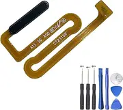 [HQB-STAR] Galaxy A13 5G SM-A136U Power Home Button Fingerprint Sensor Cable Replacement for Samsung Galaxy A13 5G SM-A136U+Tools Black