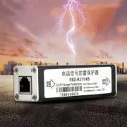 RJ11 Power Protector Mini Thunder Arrester Telephone Fax Audio Signal Surge