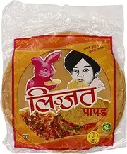 Lijjat Plain Urad Papad, 200 g