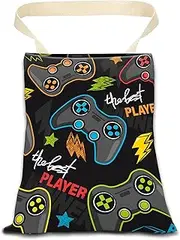 ANKVRP Car Garbage Can, Car Trash Bag, Car Garbage Bag, Hanging Car Trash Can for Car Accessories, Vehicle, Travelling, Camping, Cute Car Back Seat Organizer, Colorful Game Controllers