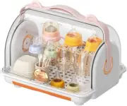 Baby Bottle Storage Box,Baby Bottle Drying Rack, Drawer Type Drain Tray, Removab