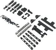 RC Car Spare Parts Kits RC Upgrade Replace Metal RC Accessories Shaft for 1/12 RC Crawler Vehicles, Black