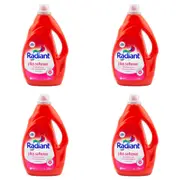 4x Radiant Plus Softener Liquid Laundry Detergent FT Loader 1.8L Spring Bloom