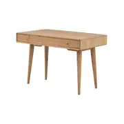 Niche Study Writing Computer Office Wooden Desk With Drawer 110cm - Natural
