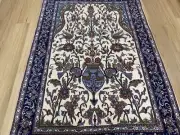 Persian Oriental Kashmir Hand Knotted Floor Wool Rug Carpet Room Decor 184x124