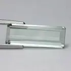 4.09 Ct. Emerald Cut Vvs Green Tourmaline WITH GLC CERTIFY