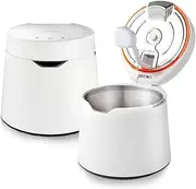 Carepod 31S Stainless Steel Humidifier for Large Room, Quiet & Safe for Baby, Only 3 Washable Parts & Easy to Clean, Ultrasonic Cool Mist Humidifiers for Bedroom, Filter-Free, Lasts 30Hrs (1Gal/4L)