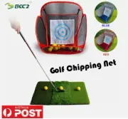 Golf Chipping Pitching Cage Mat Practice Net Training Aid Easy Outdoor Indoor