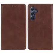 For Samsung Galaxy A24 4G (162.1 x 77.6 x 8.3mm) Wallet Stand Case Calf Texture Phone Cover