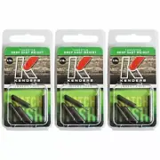 Tungsten Skinny Drop Shots 3 Pack Lot (12 Weights) - 3/16 oz