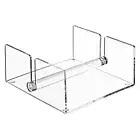 Acrylic Guest Towel Napkin Holder Clear Paper Hand Towels Storage Tray Decoratio