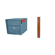 Mail Boss 7584 Mail Manager Curbside Locking Security Mailbox and 7124 In-Gro...