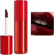 Qkbuza Powdered Lipstick - Tinted Lip Gloss | Matte Glitter Lip Gloss for Outdoor Gatherings, Shopping, Lip Gloss Makeup, Long-lasting Lipstick