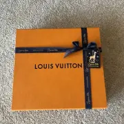 Louis Vuitton Empty Magnetic Closure Box 14.25 X 13.5 X 3.5 & Joyeuses Fetes Tag