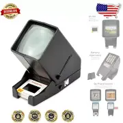 Revive Memories with 35mm Battery-Powered Slide & Film Viewer - 3X Magnification