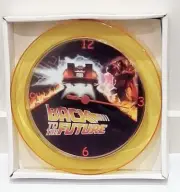 Back To The Future 7" Gold novelty wall/desk clock Brand New Michael J Fox