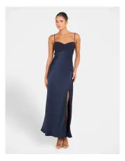 [Pilgrim] Jacinda Strappy Maxi Dress in Navy