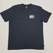Quicksilver Hurricane Or Hippie Moe Black T-Shirt Men's Size Large Short Sleeve