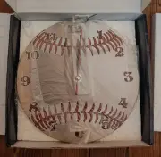 Baseball Decorative Wall Clock 8” - Silent Quartz -Brand New In Box