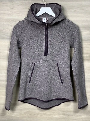 Lululemon Fleece & Thank You Pullover Size 4 Heathered Smoky Blush HSYH 25039..