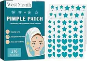 Pimple Patch for Acne Care with Salicylic Acid and Centella Asiatica Hydrocolloid Stickers for All Skin Types Overnight Spot Treatment