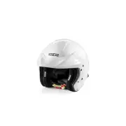 New Sparco Flux RJ Helmet White (FIA-Snell SA2020) - XL