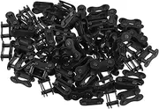 YARNOW 100pcs Bike Chain Buckles Quick Release Joint Link Easy Install for Mountain Folding Road Practical Chain Repair