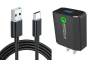 For OnePlus Nord N300/N30 5G - Home Charger 18W Fast 6ft USB Cable Type-C Wire