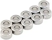 YFVFAGDMKV 10PCS MR63ZZ Bearing 3x6x2.5 mm Miniature Steel Ball Bearings ABEC-7 MR63 ZZ for Fishing Castking Reel