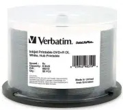 200 VERBATIM 98319 DVD+R DL 8.5GB 8X DataLifePlus White Inkjet Printable 4x50pk