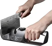 3-Stage Knife Sharpener, Japanese Knife Sharpener with Adjustable Angle Knob, Professional Multifunctional Sharpening and Polishing Kitchen Sharpeners for Kitchen Knives and Scissors