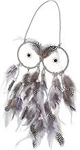 VINTORKY Owl Dream Catcher: Wall Decor Handmade Hanging Ornament for Bedrooms Boho Style Decoration for Home and Courtyard Wedding Party
