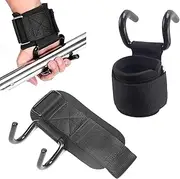 Weight Lifting Hooks - Heavy Duty Pull-up Assist Straps, Deadlift Wrist Hooks | Auxiliary Power Tool, Lifting Support, Ideal for Dumbbell Exercises, Rowing, Hard Pull Training