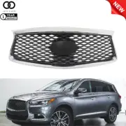 For 2016 17-2020 Infiniti QX60 Front Upper Grille With Camera Hole Plastic Grill