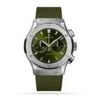 Hublot Classic Fusion Chronograph 45 mm Green Titanium Watch 521.NX.8970.RX