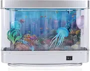 SENECESLI Fake Fish Tank Small False Aquarium Decorative Lamp, Artificial Tropical Fish Decorative Moving Aquarium Lamp