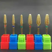 6 Types Metal 3/32" Metal Milling Cutter Burr Nail Drill Bits Electric Tools A