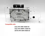 Granzon GPU Water Block Use For ZOTAC RTX 3080 /3090 10G6X Apocalypse OC Edition