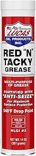 Lucas Oil Red N Tacky Grease/10x1/14.0 OZ Cartridge