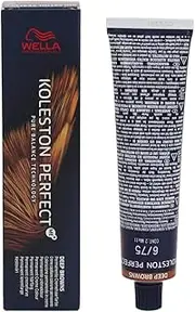 Wella Koleston Perfect Me+ Deep Brown Permanent Hair Colour Cream, No. 6/75 Dark Blonde Brown Mahogany, 60 ml