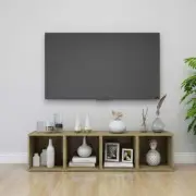 NNEVL TV Cabinets 4 pcs Sonoma Oak 37x35x37 cm Chipboard