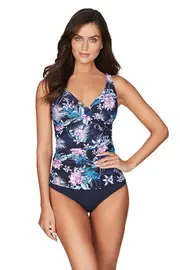 Cross Front Multifit Singlet Top--SLE-SL3206BI