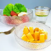 Candy Dishes with Lids Clear Salad Bowl Tableware Dessert Container