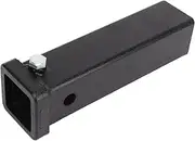Hitch Adapter, Trailer Hitch Receiver Tube, 2 inch X 9 inch Length Combo Bar, Weld on Raw Steel, Easy Installation, for RVs, Trucks, Trailers, Caravans and More