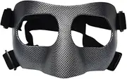 Generic Face Mask for Broken Nose Nose Guard Faces Shield Masquerade Mask Face Protection Basketball Mask Guard for Teenagers Cosplay Kids Party, Black Band