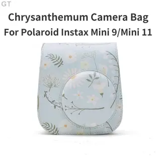GT-Instax Mini 8/9/Mini 11 相機保護殼相機包吊帶包菊花圖案相機包